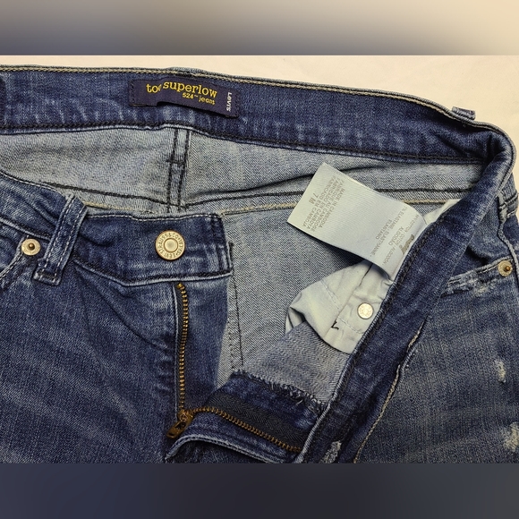 Levis Womens 524 Too Superlow Jeans - Picture 10 of 11
